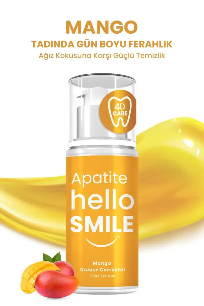 HELLO SMILE Mango Aromalı 4D Beyazlatıcı Diş Jeli - 4