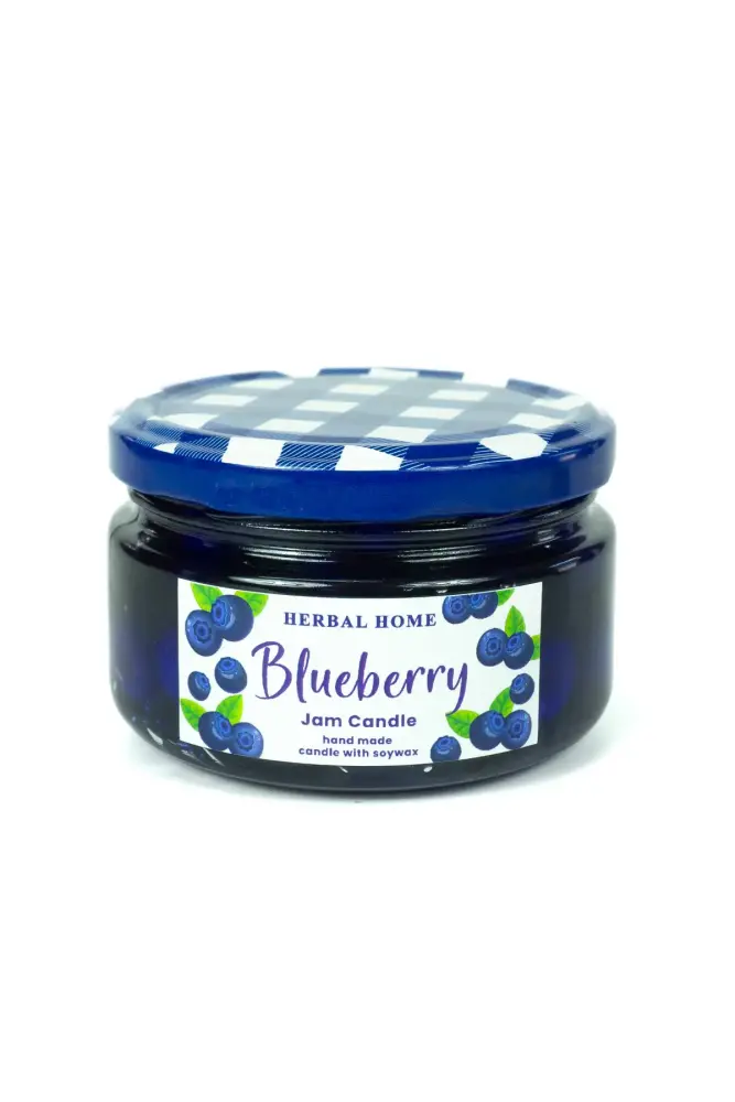 HERBAL HOME Blueberry Candle 220 GR - 5