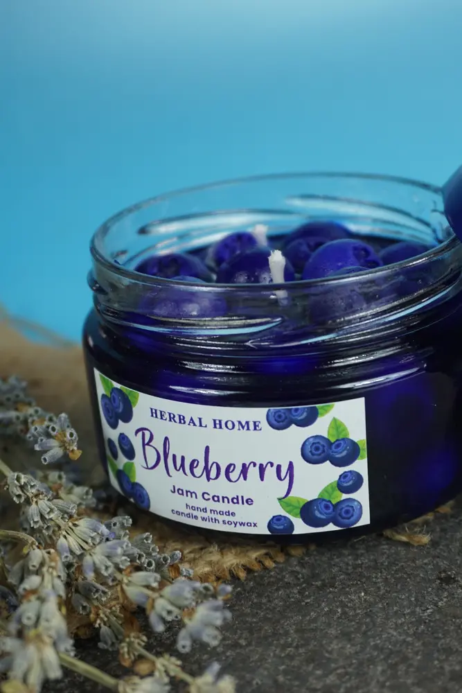 HERBAL HOME Blueberry Candle 220 GR - 4