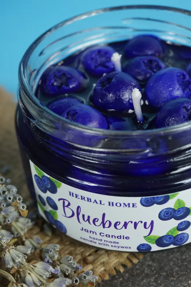 HERBAL HOME Blueberry Candle 220 GR - 3