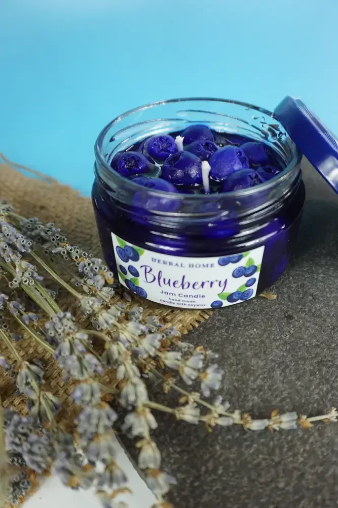 HERBAL HOME Blueberry Candle 220 GR - HERBAL HOME