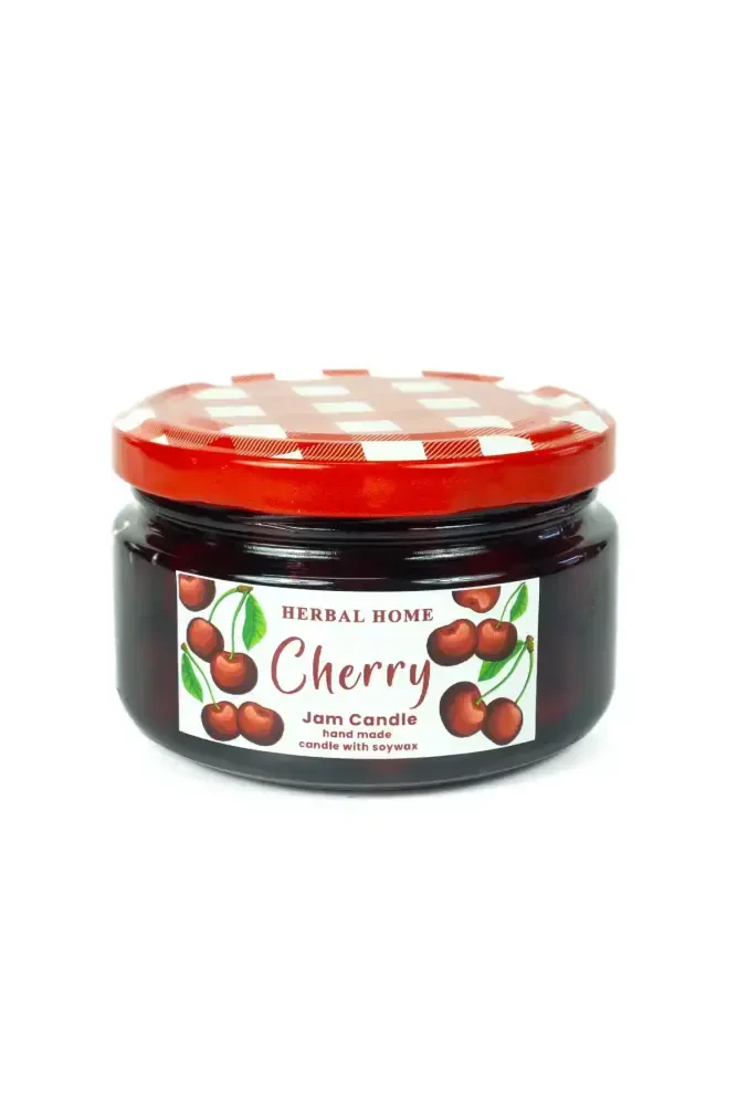 HERBAL HOME Cherry Jam Candle 220 GR