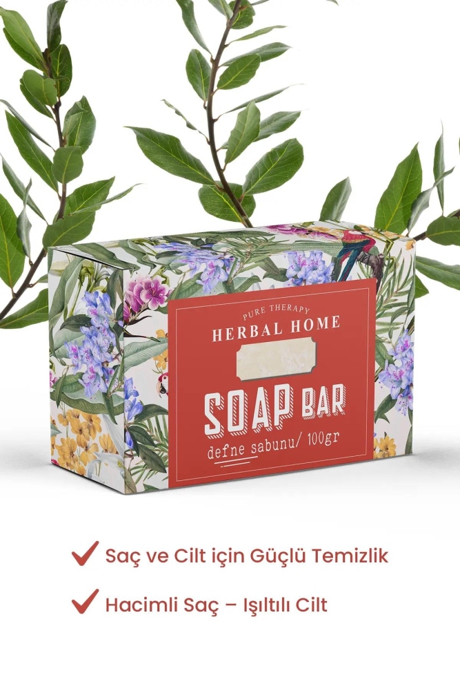 PROCSIN Herbal Home Güçlü Temizlik Sağlayan Besleyici Defne Sabunu 100 GR - 2