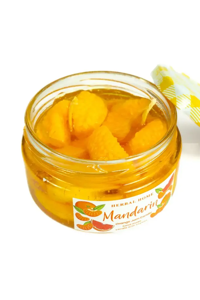 HERBAL HOME Mandarin Jam Candle 220 GR - Thumbnail