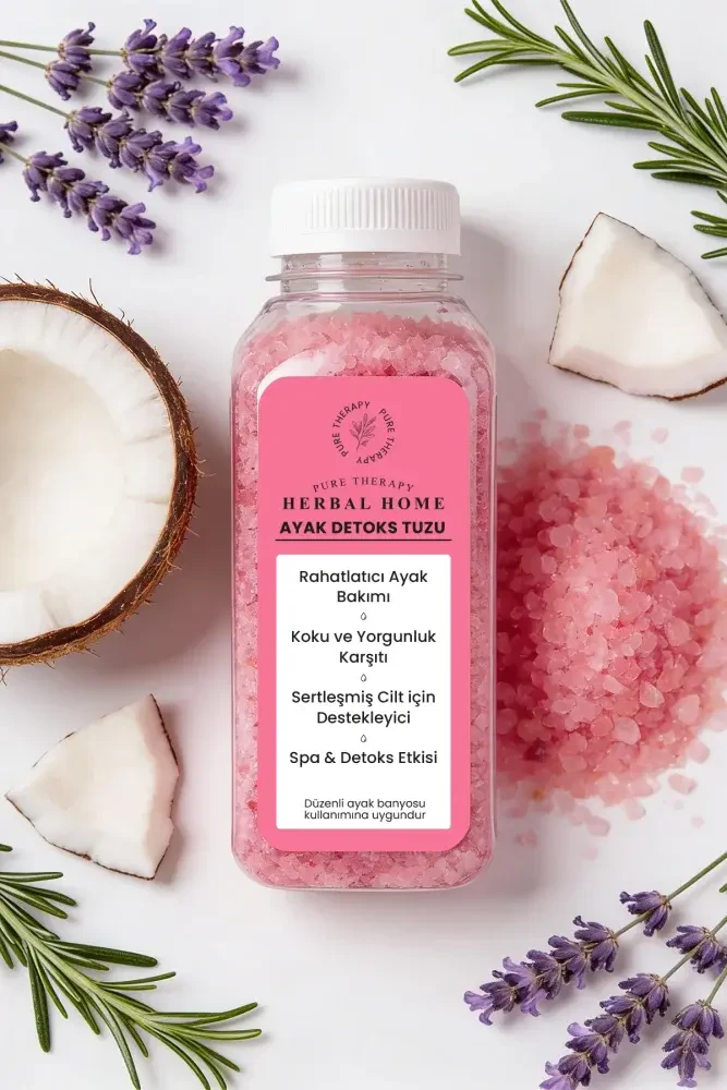 HERBAL HOME Multifunctional + Relaxing Foot Detox Salt - 3