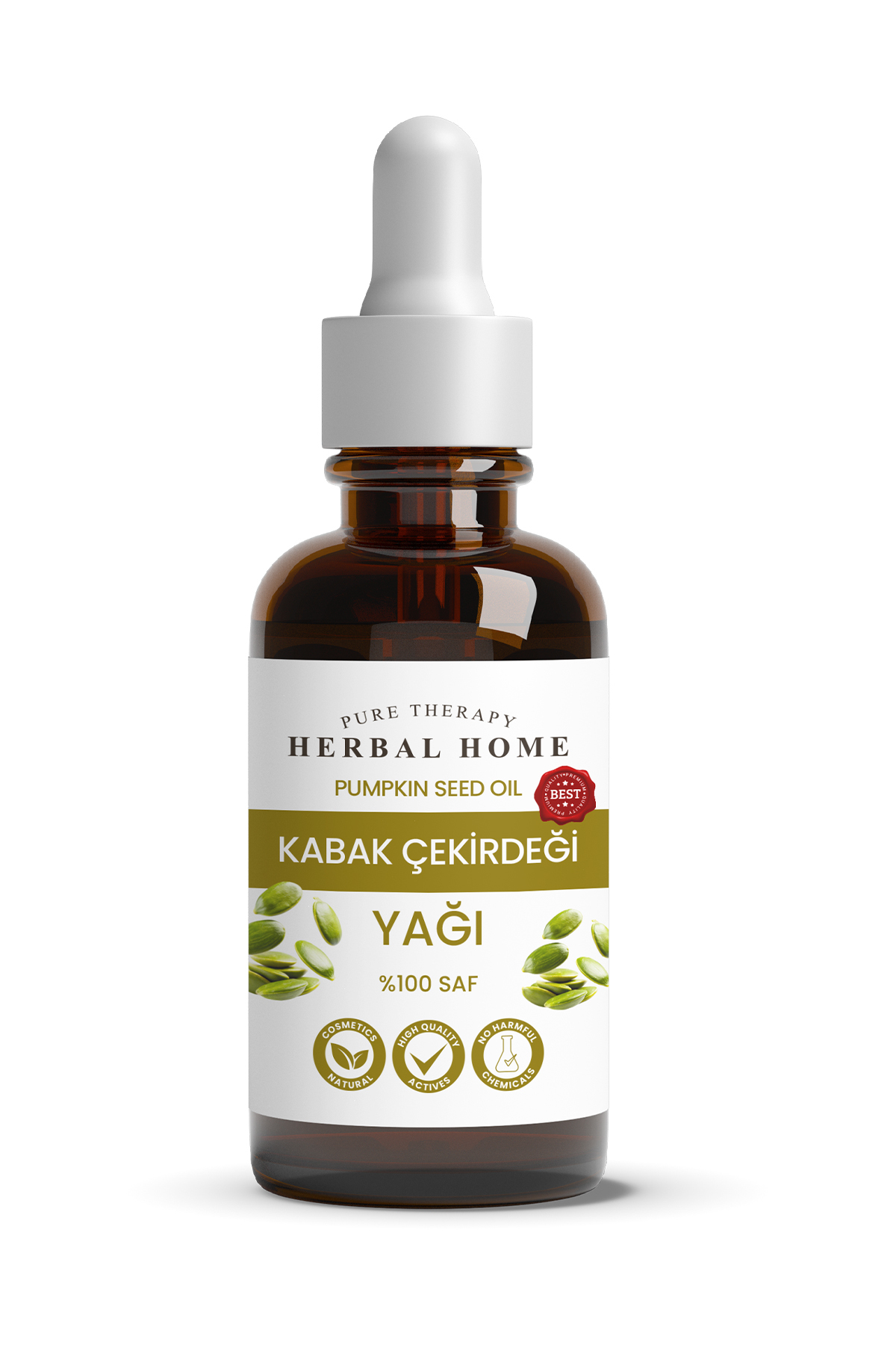 HERBAL HOME Saf Kabak Çekirdeği Yağı 20 ML - 1