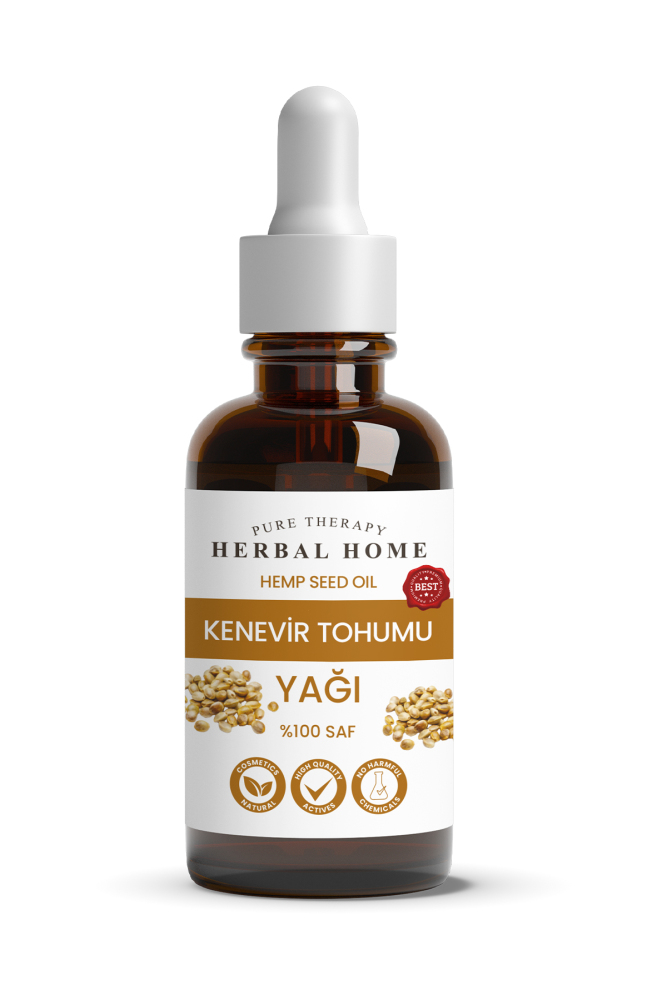 HERBAL HOME Saf Kenevir Tohumu Yağı 20 ML - HERBAL HOME