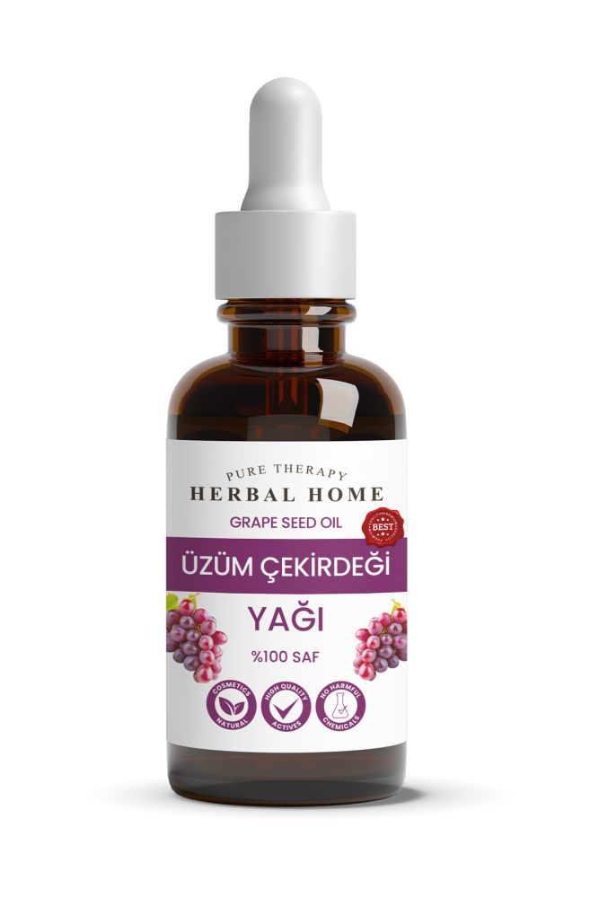 HERBAL HOME Saf Üzüm Çekirdeği Yağı 20 ML - HERBAL HOME