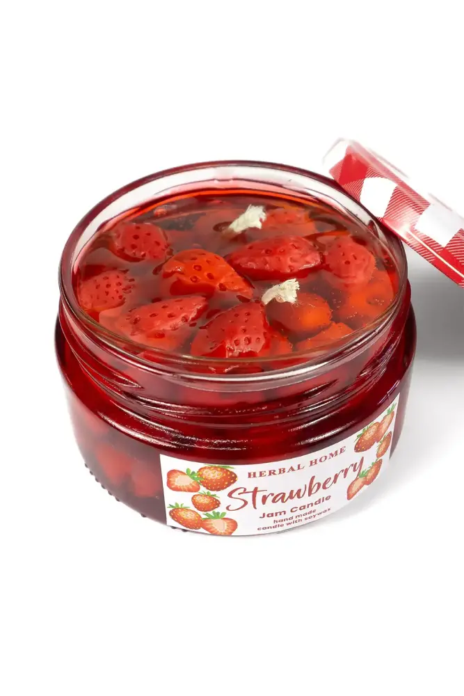 HERBAL HOME Strawberry Jam Candle 220 GR - Thumbnail