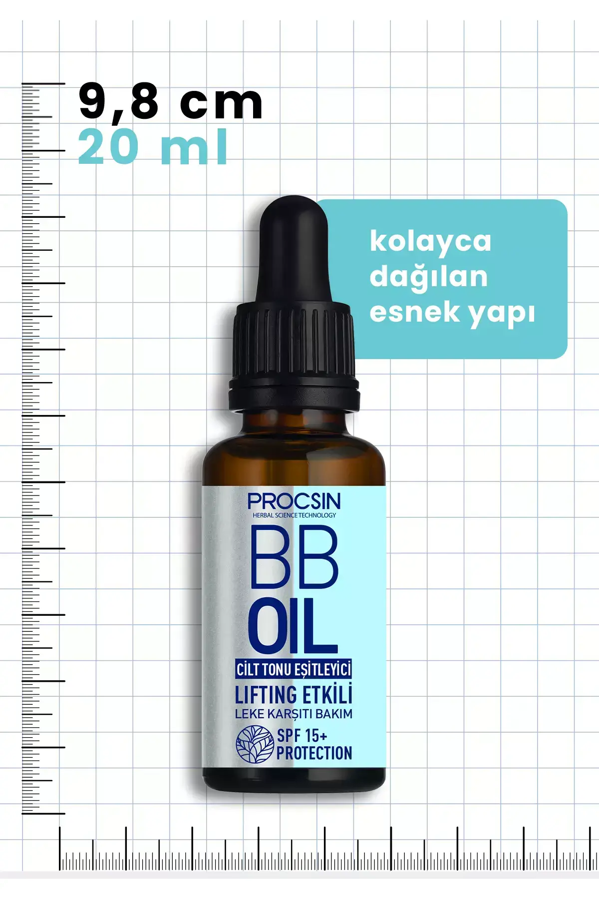 PROCSIN Herbal Science Anında Ton Eşitleme Lifting Etkili BB Oil 20 ML - 7