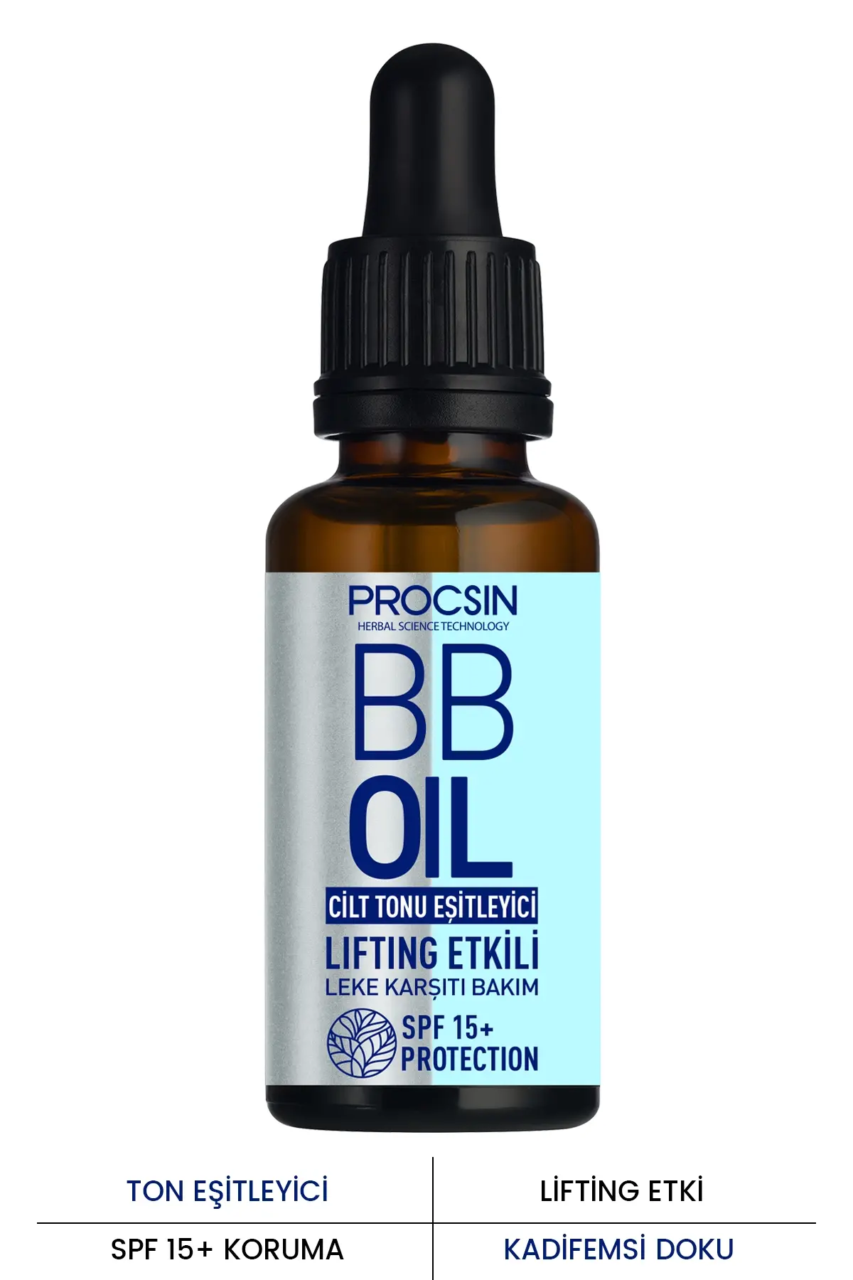 PROCSIN Herbal Science Anında Ton Eşitleme Lifting Etkili BB Oil 20 ML - 1