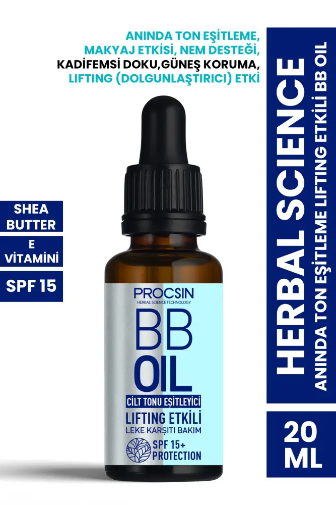 PROCSIN Herbal Science Anında Ton Eşitleme Lifting Etkili BB Oil 20 ML - 1