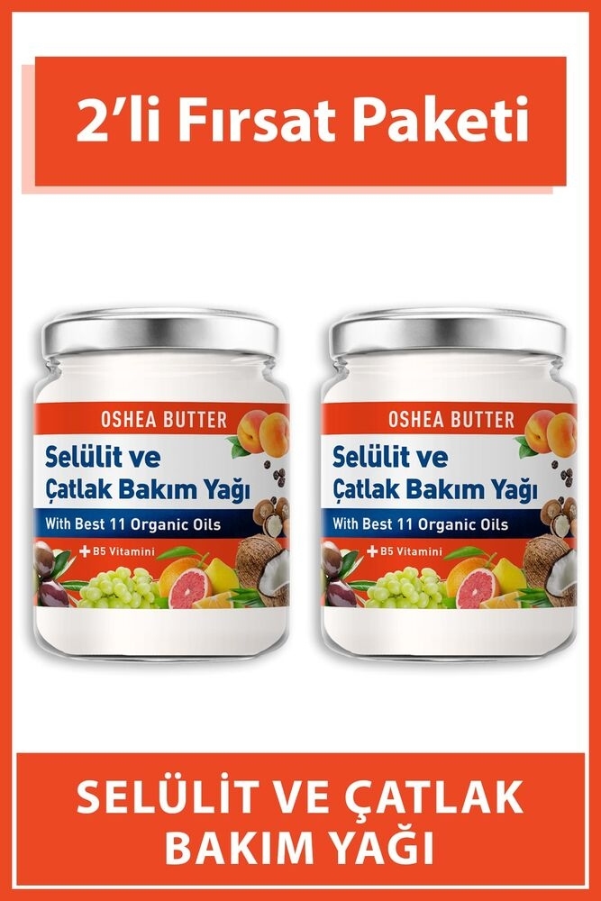 OSHEA Butter Selülit ve Çatlak Yağı İkili Paket - 1