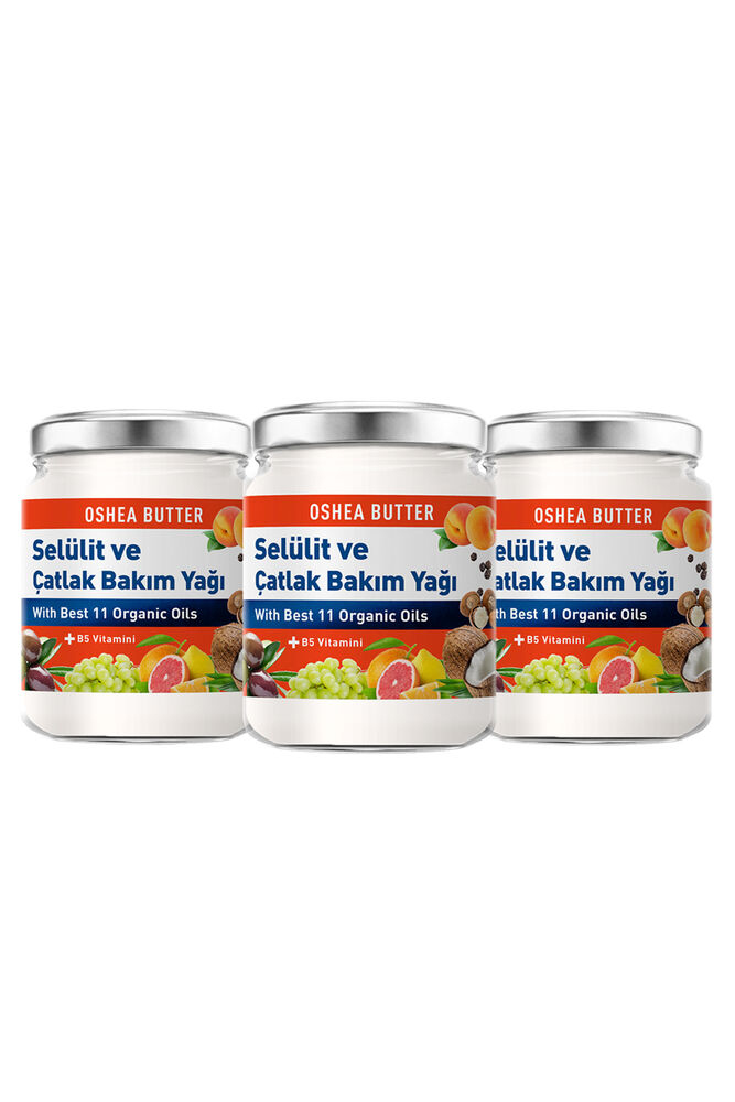 OSHEA Butter Selülit ve Çatlak Yağı Üçlü Paket - 4