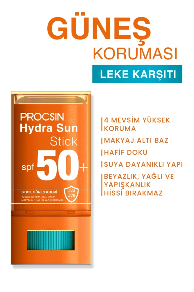 Hydra Sun Stick Leke Karşıtı Bariyer Güçlendirici Spf 50+ Güneş Kremi 20 GR - 5