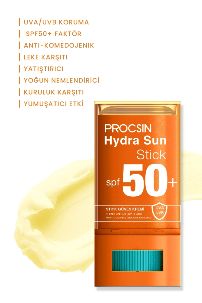 Hydra Sun Stick Leke Karşıtı Bariyer Güçlendirici Spf 50+ Güneş Kremi 20 GR - 6