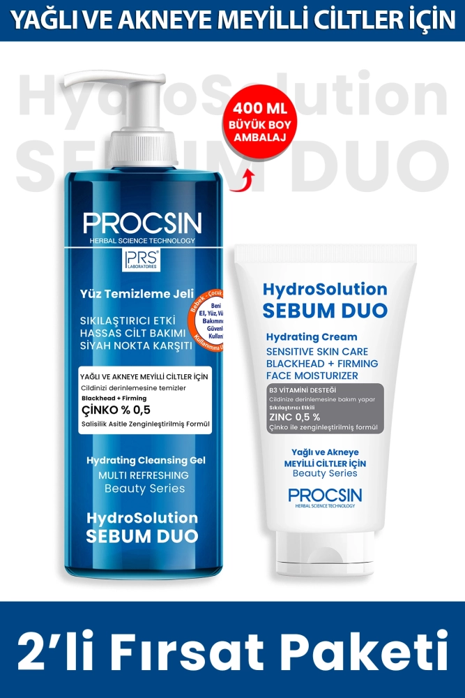 PROCSIN Hydrosolution Krem + Jel Paketi - 1