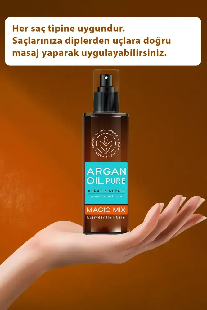 MAGIC MIX Acil Kurtarma Kırık Uç Onarıcı Argan Bakım Spreyi 110 ML