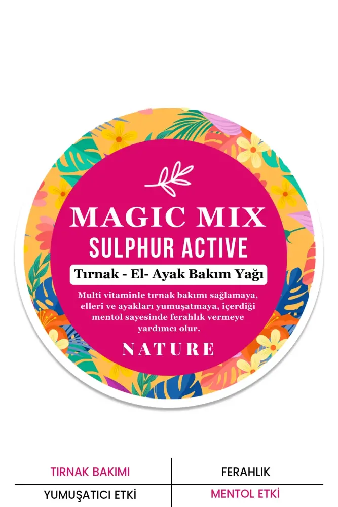 PROCSIN Magic Mix Active Sulphur Güçlendirici ve Besleyici Tırnak Yağı 50 ML - 1
