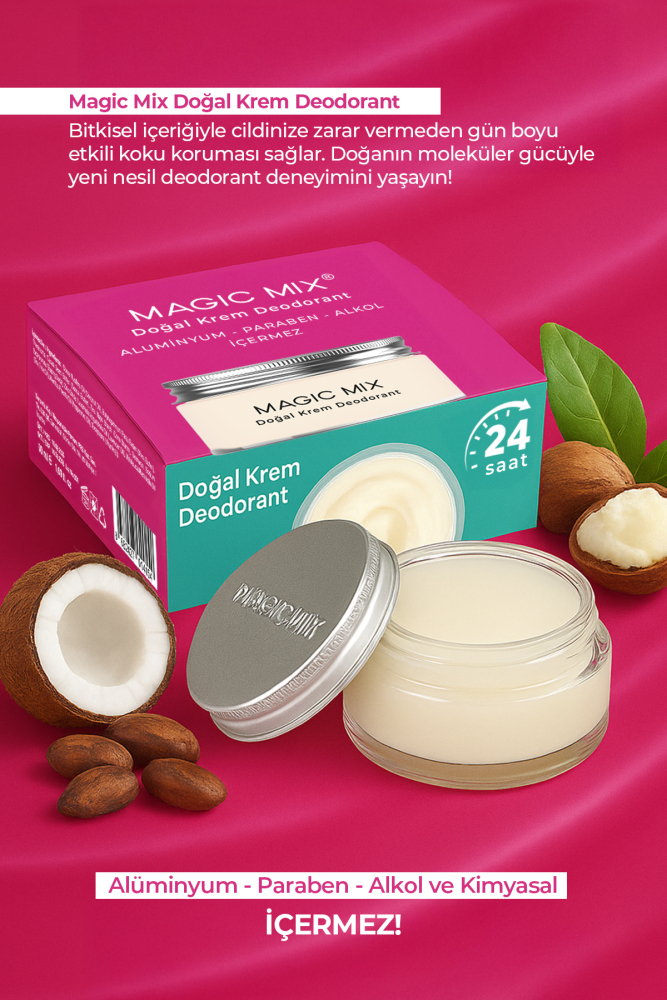 MAGIC MIX Doğal Krem Deodorant 50 ML - 1