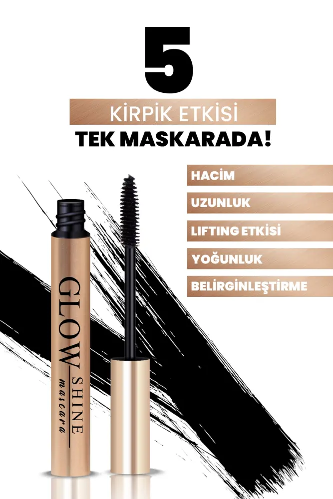 PROCSIN GLOW SHINE Volume and Lengthening Nourishing Mascara with Baicapil 10 ml - 3