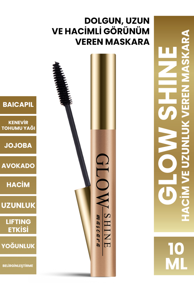 PROCSIN GLOW SHINE Volume and Lengthening Nourishing Mascara with Baicapil 10 ml - 1