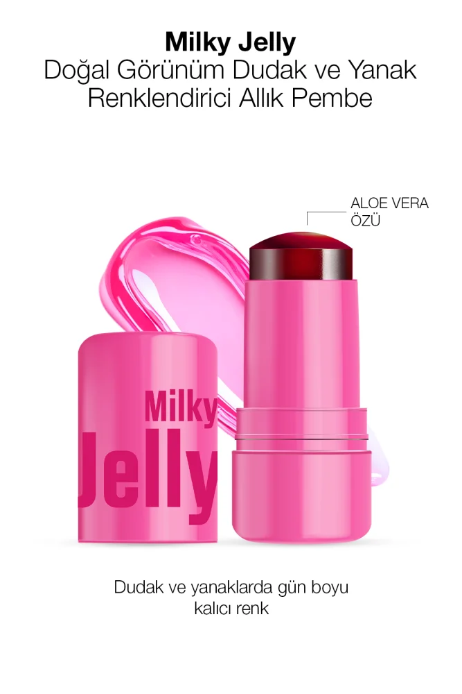 PROCSIN Milky Jelly Natural Look Lip and Cheek Coloring Blush Pink 5 GR - 1