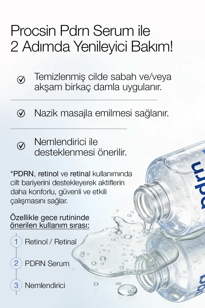 PDRN İçeren Cildi Gençleştirmeye Yardımcı Çift Fazlı Esans Serum PDRN Bounce Ball Serum 30 ML - 5