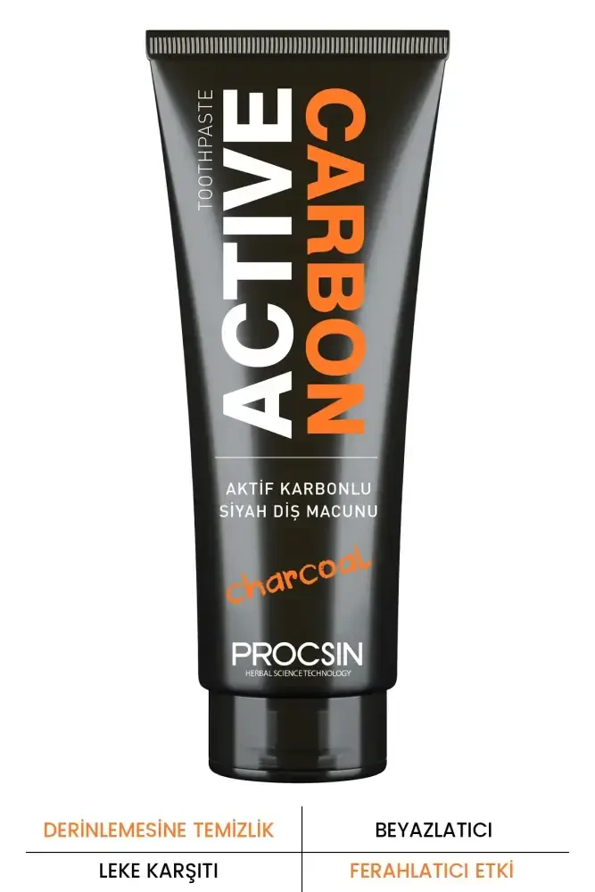 PROCSIN Activated Carbon Toothpaste 112 gr - PROCSIN