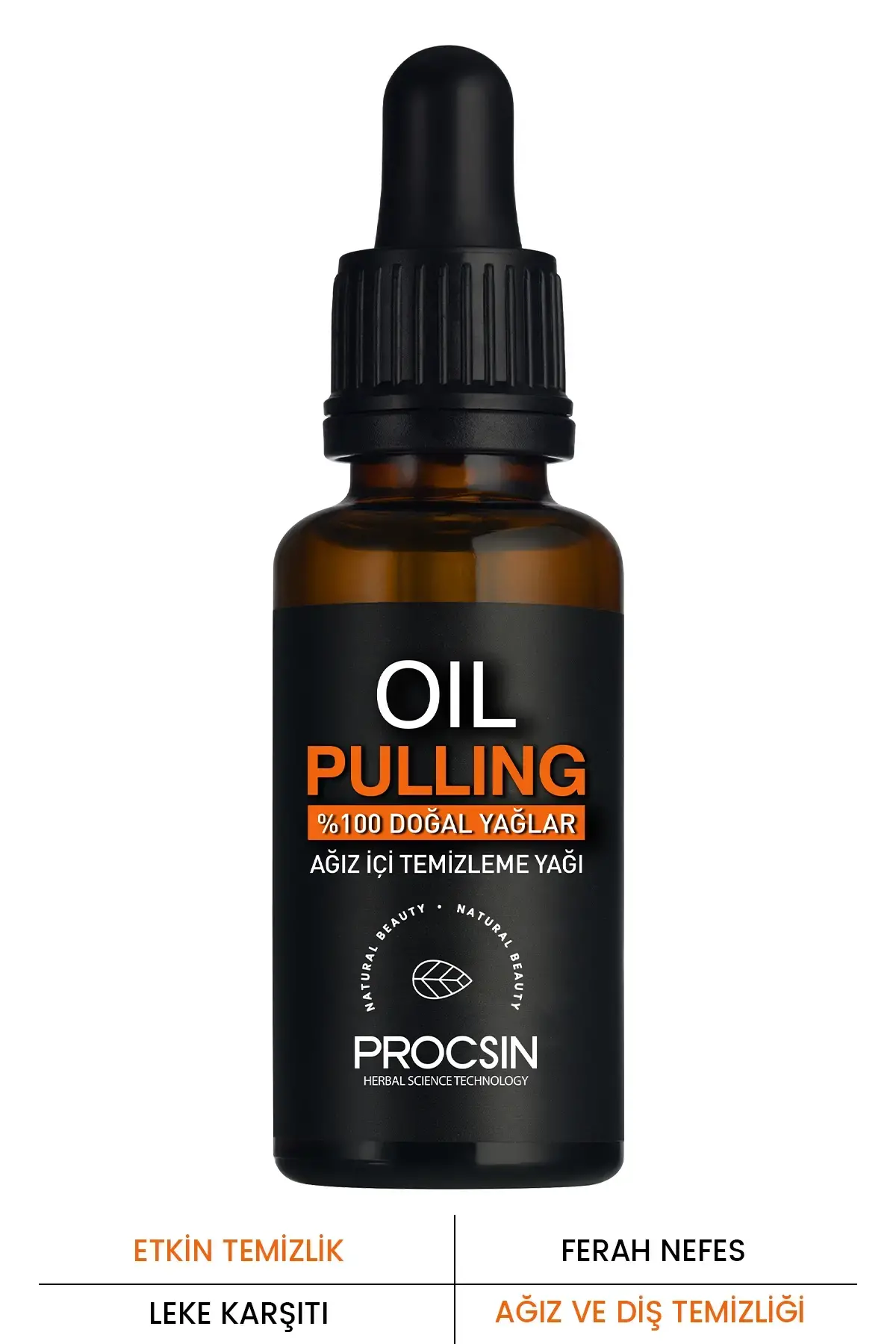 PROCSIN Oil Pulling Koku Karşıtı Ağız İçi Temizleme Yağı 20 ML - 1