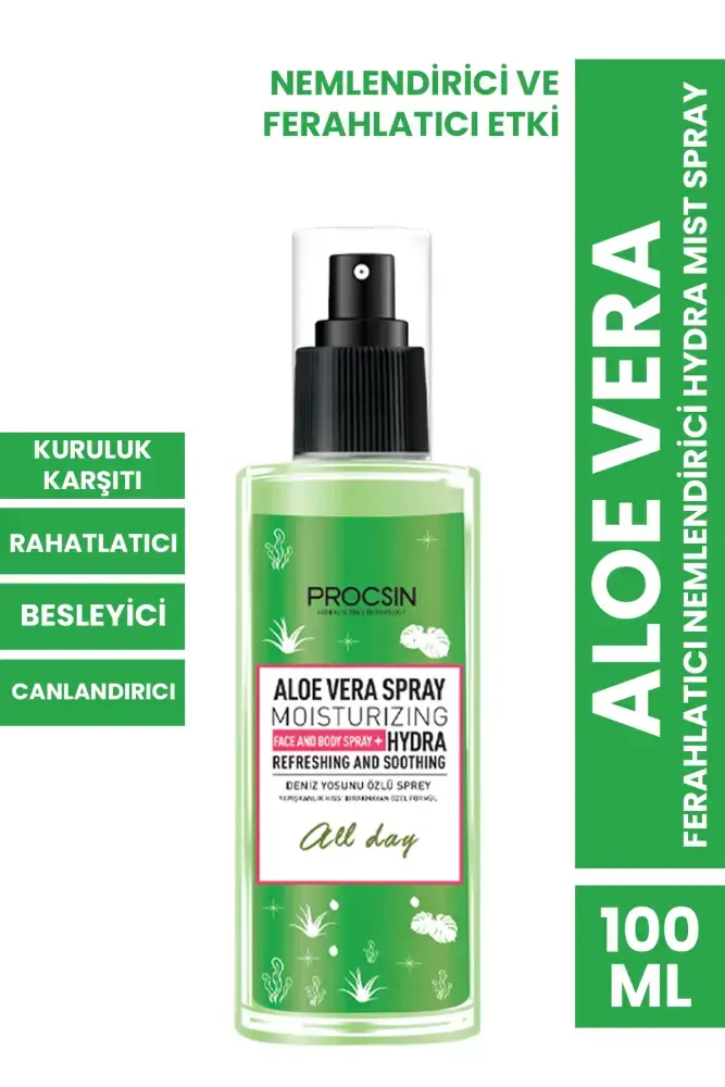 PROCSIN Aloevera Hydra Mist Spray 100 ML - PROCSIN