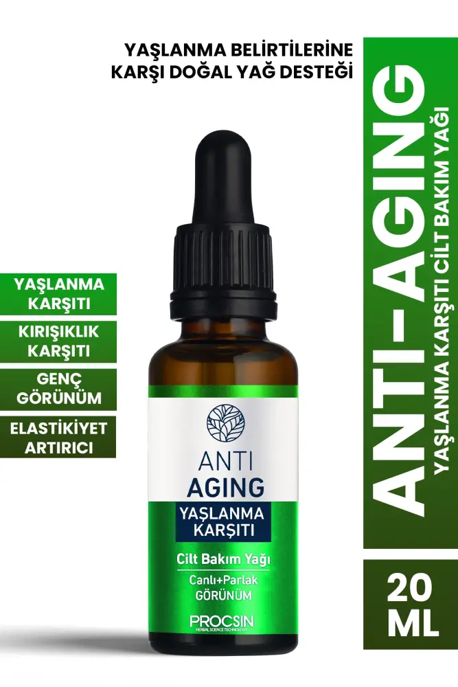 PROCSIN Anti-Aging Yaşlanma Karşıtı Cilt Bakım Yağı 20 ML - 1