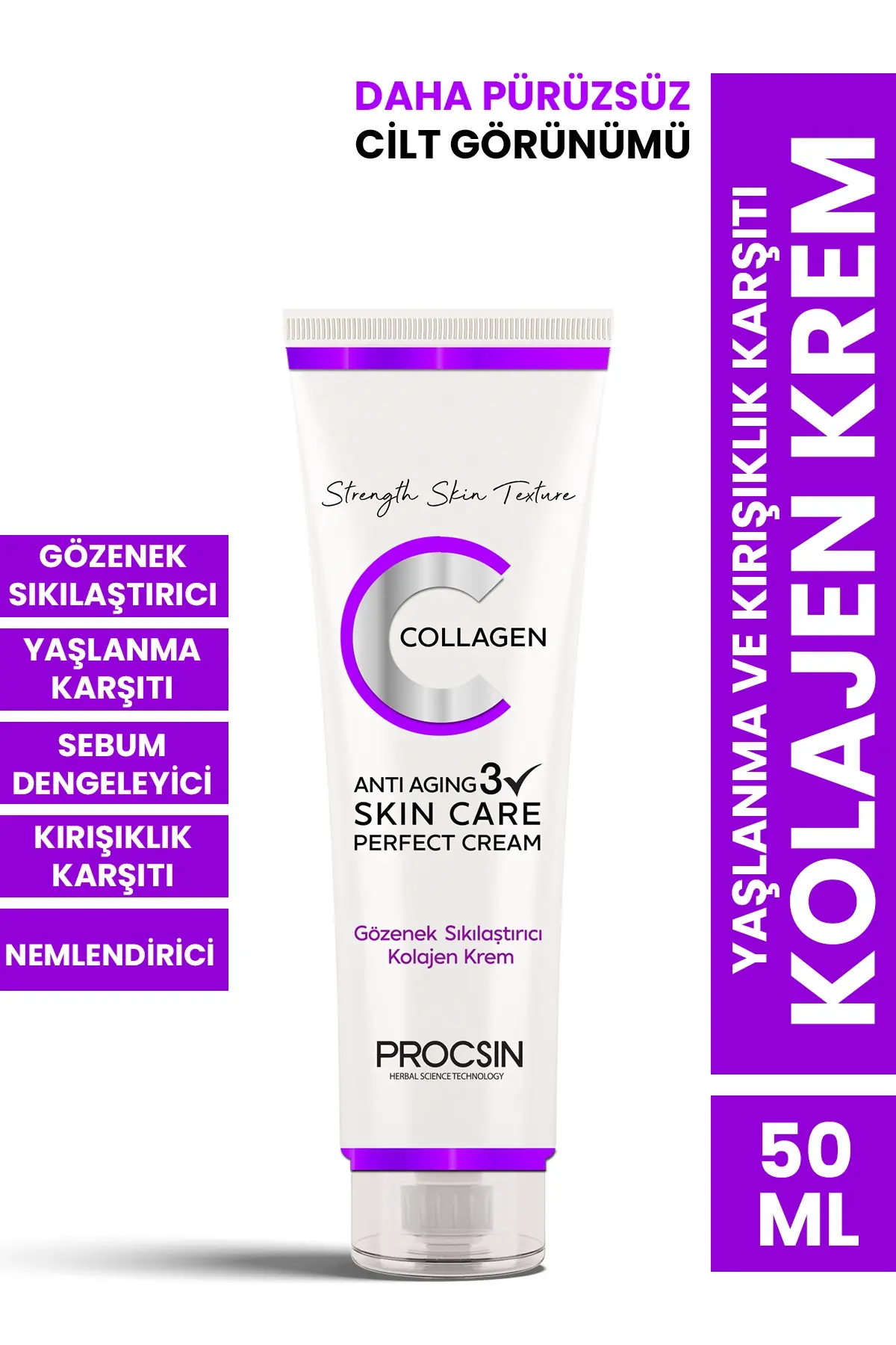 PROCSIN Anti Aging Collagen Cream 50 ML - 1