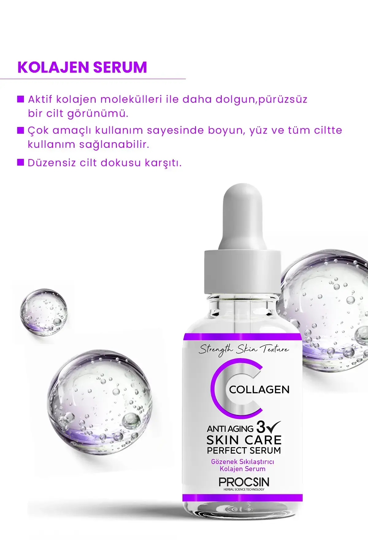 PROCSIN Anti Aging Collagen Serum 20 ML - 3