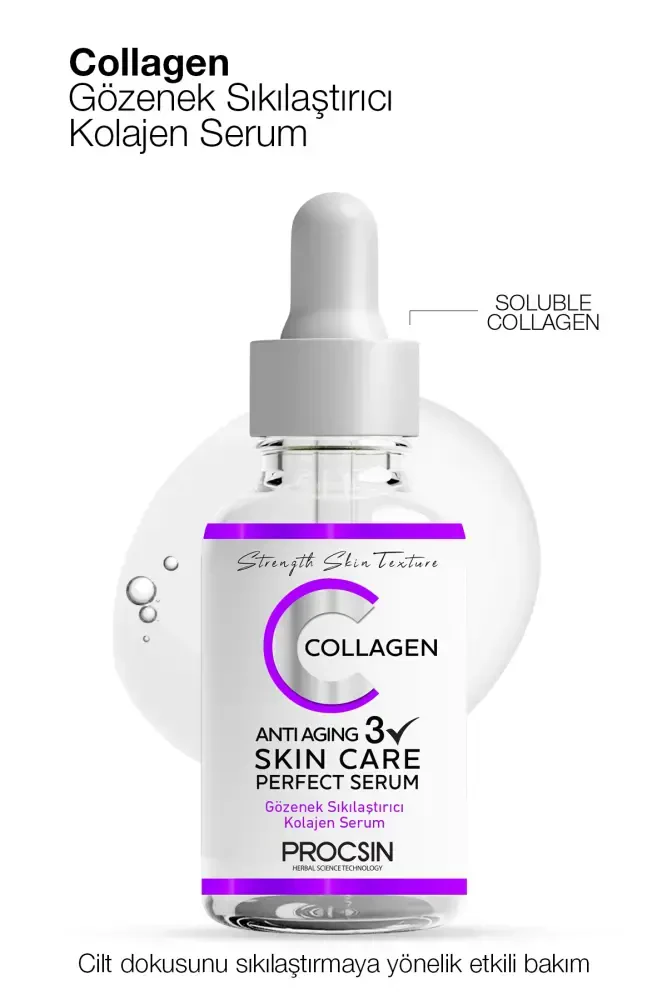 PROCSIN Yaşlanma ve Kırışıklık Karşıtı Kolajen Serum 20 ML - 1