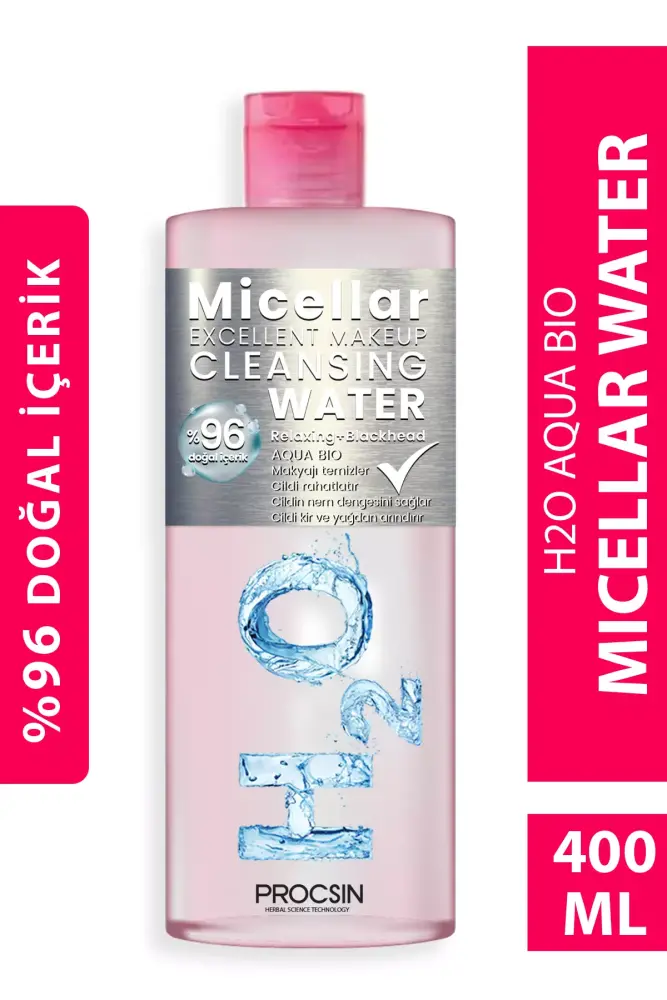 PROCSIN Aqua Bio H2O Micellar Cleansing Water 400 ML - 2