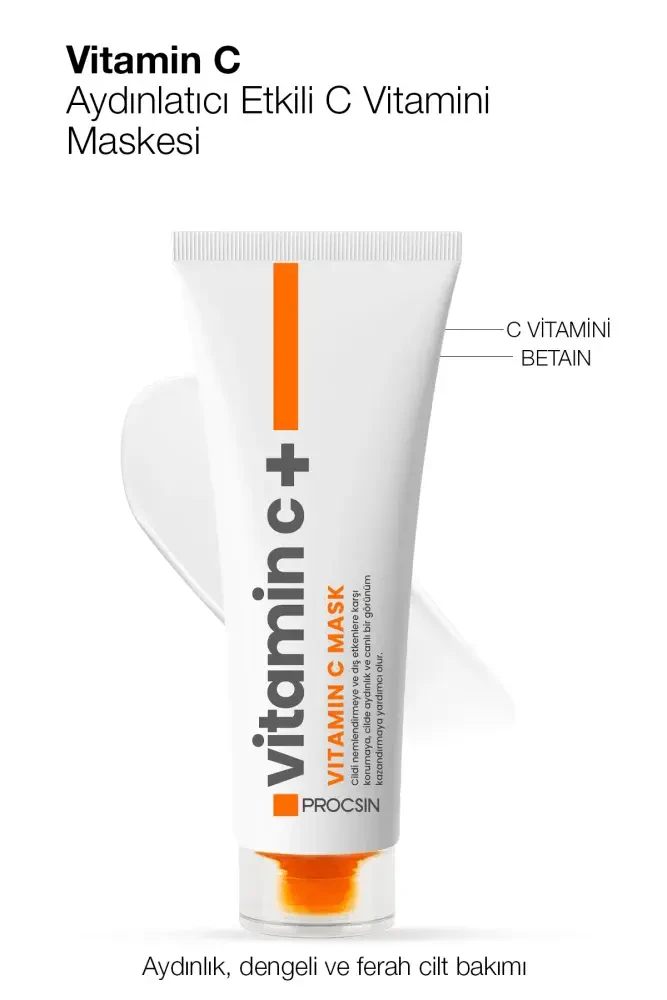 PROCSIN Aydınlatıcı Leke Karşıtı C Vitamini Maskesi 50 ML - PROCSIN