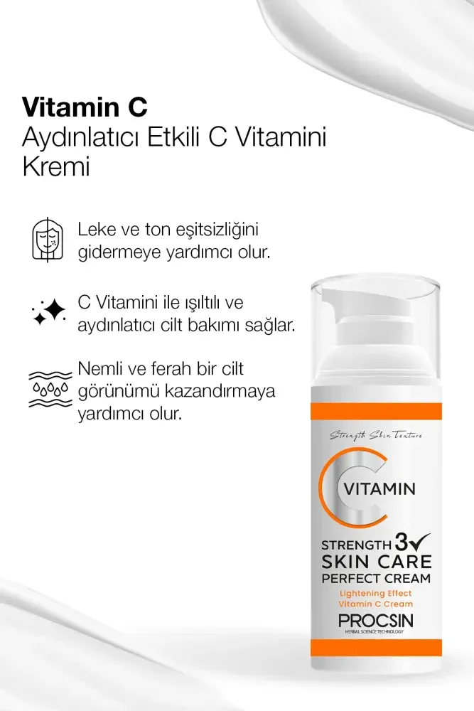 PROCSIN Aydınlatıcı ve Canlandırıcı Etkili C Vitamini Krem 50 ML - PROCSIN (1)