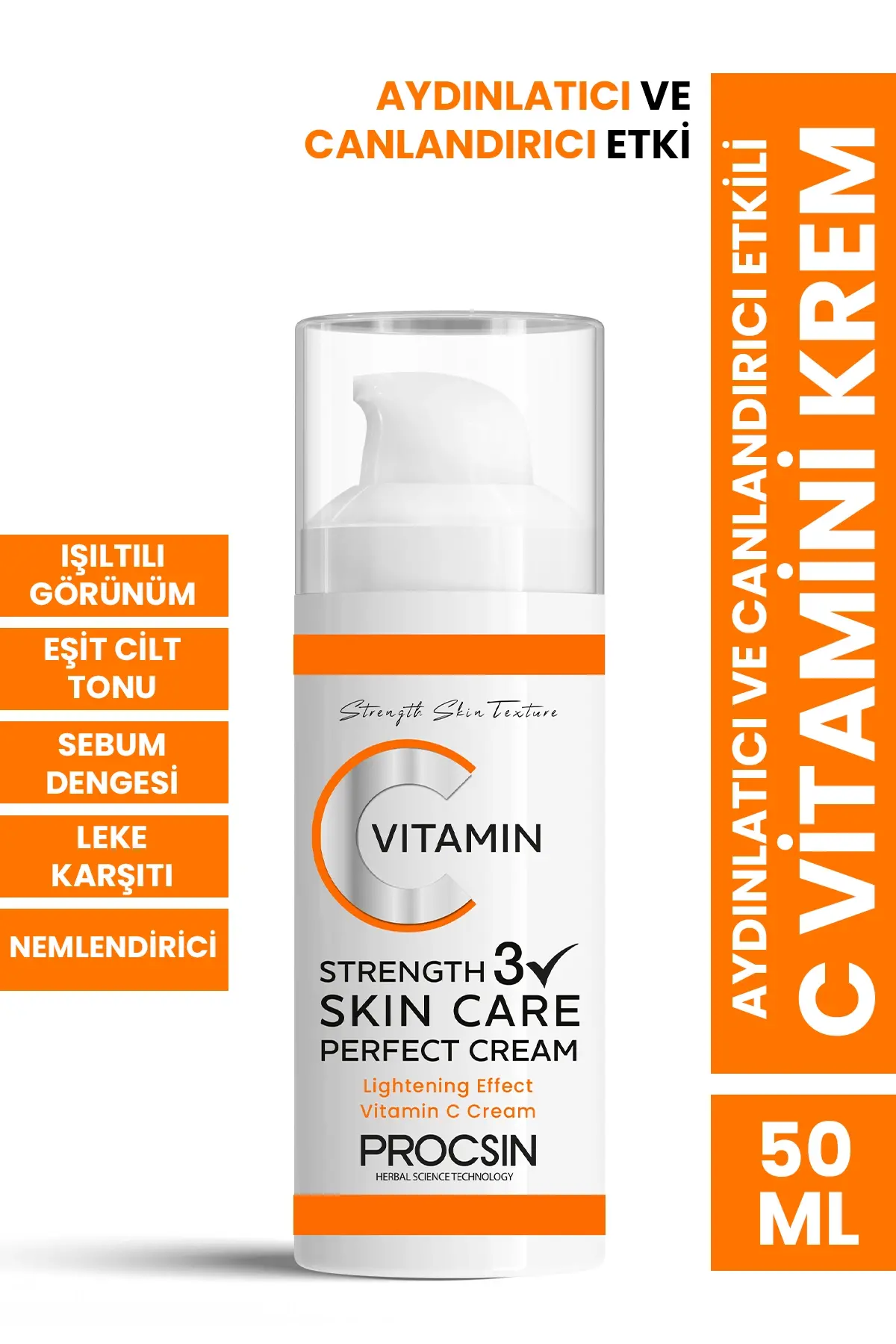 PROCSIN Brightening C Vitamin Cream 50 ML - 1