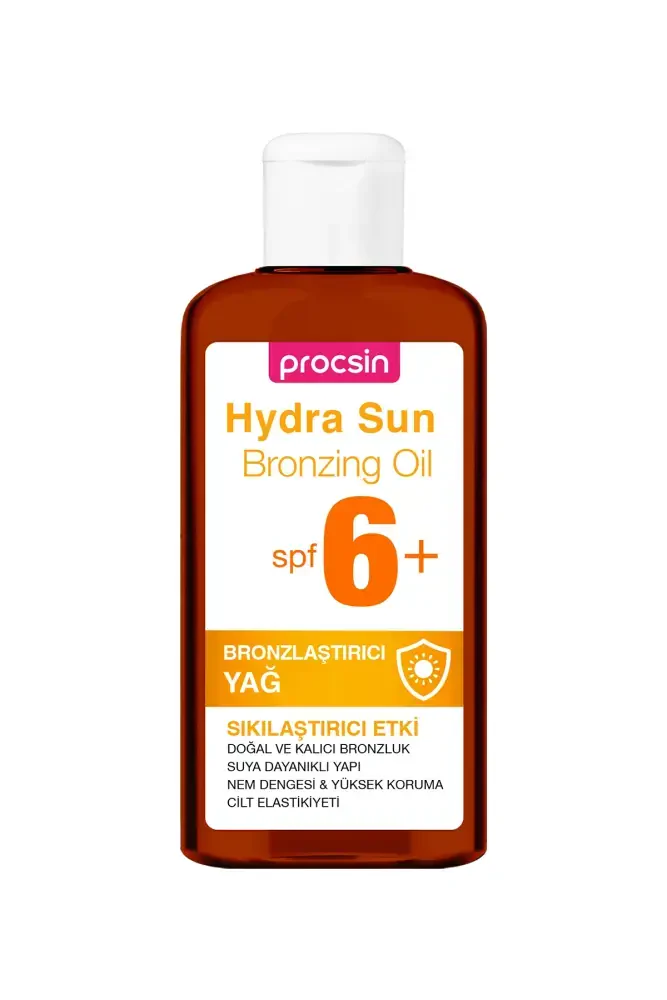 PROCSIN Kalıcı Bronzluk SPF 6+ Yoğun Bronzlaştırıcı Yağ 100 ML - 2