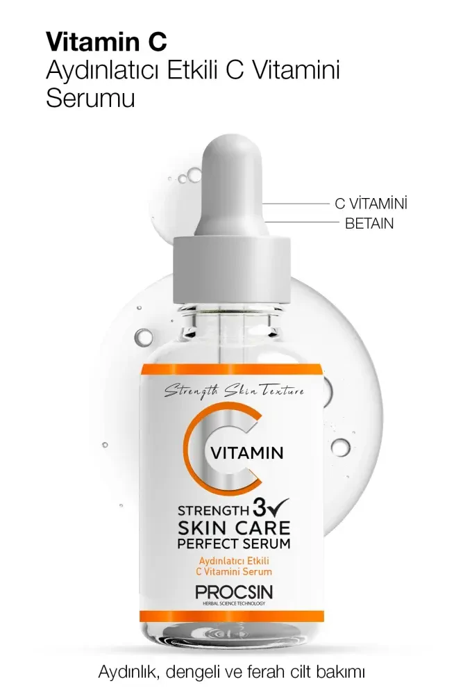 PROCSIN C Vitamini Aydınlatıcı ve Ton Eşitleyici Bakım Serumu 20ML - PROCSIN