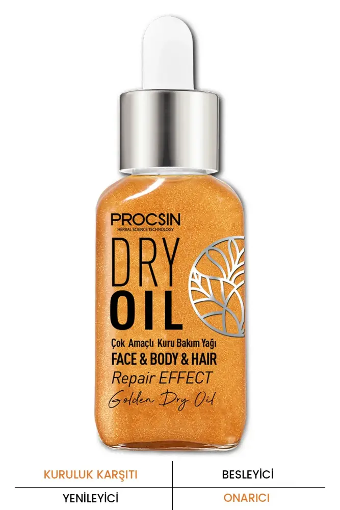 PROCSIN Golden Dry Care Oil 20 ML - Thumbnail