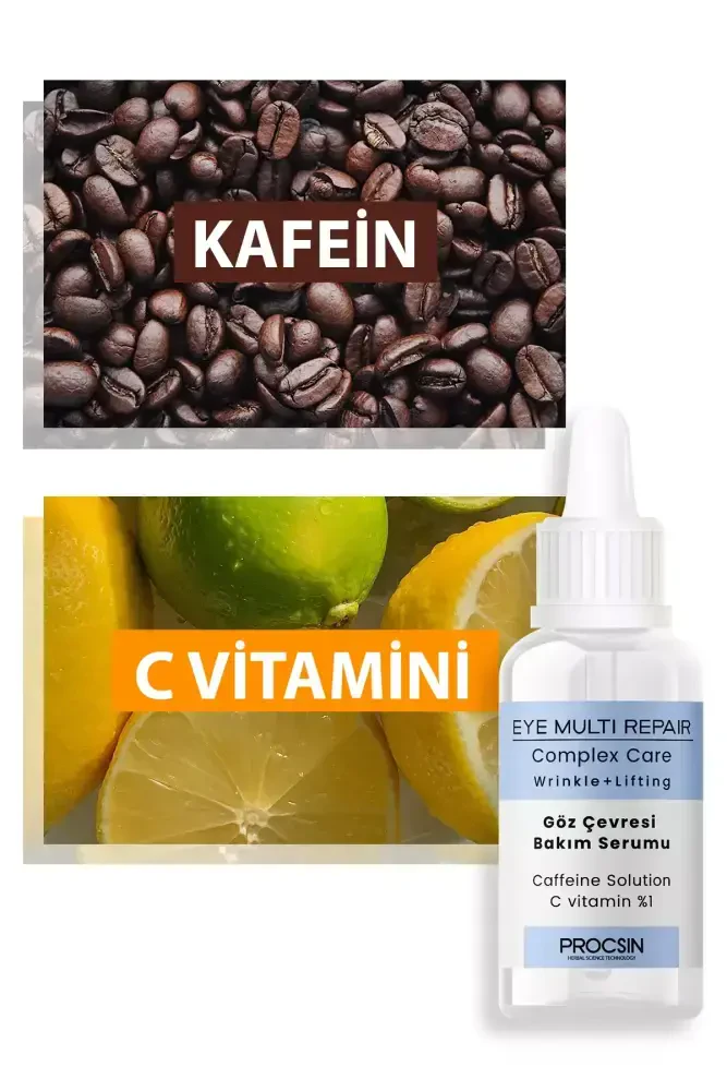 PROCSIN Göz Altı Torbalanma ve Morluk Karşıtı Aydınlatıcı Göz Çevresi Serumu 20 ml - 4