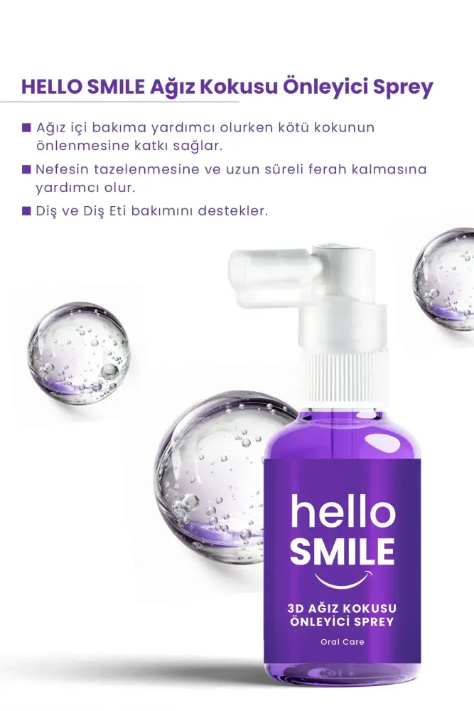 PROCSIN HELLO SMILE Anında Ferahlık 3D Ağız Koku Önleyici Sprey - 2