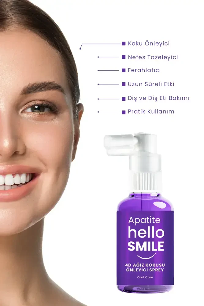 PROCSIN HELLO SMILE Ferahlatıcı 4D Ağız Koku Önleyici Sprey - 5