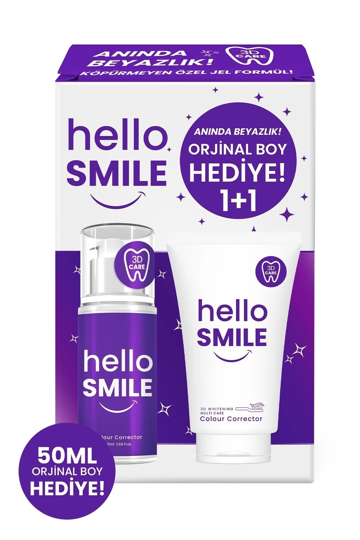 PROCSIN Hello Smile Anında Beyazlatıcı Diş Jeli Paketi - 1