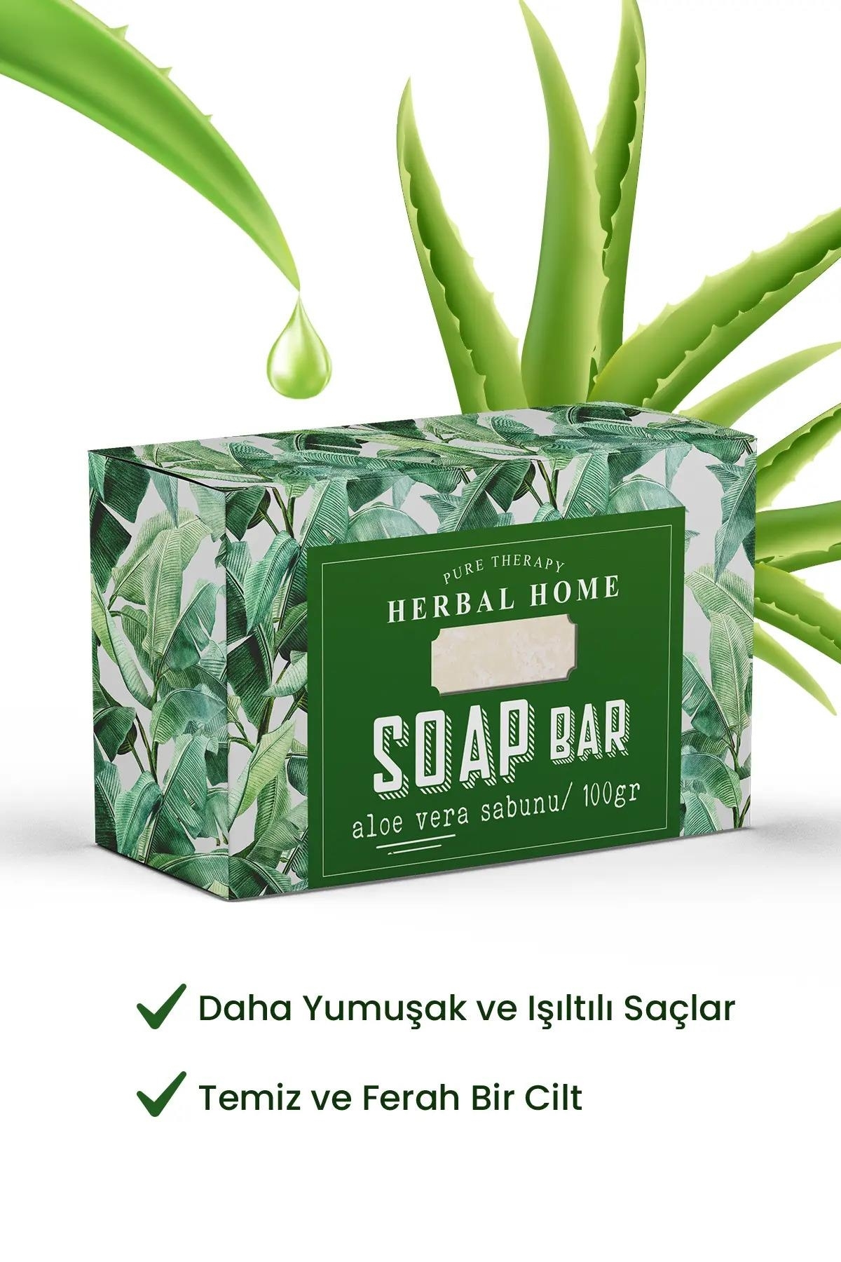 PROCSIN Herbal Home Aloevera Soap 100 GR - 2