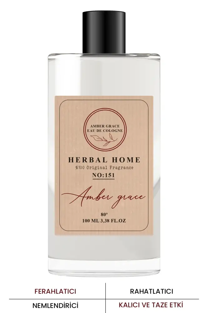 PROCSIN Herbal Home Amber Grace No: 151 Cologne 100 ML - Thumbnail