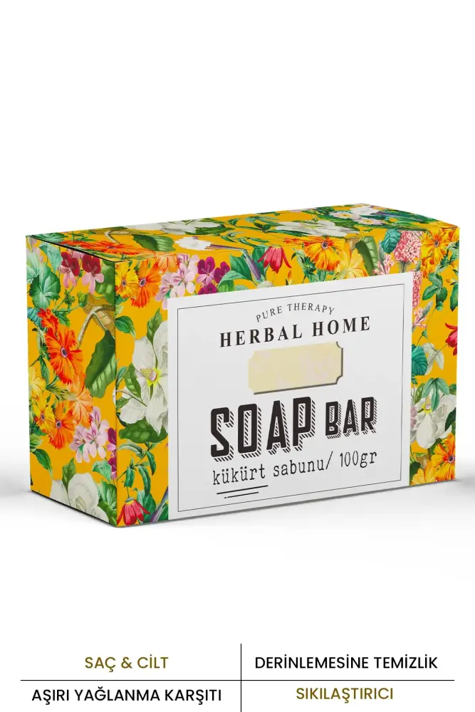PROCSIN Herbal Home Sulfur Soap 100 GR - Thumbnail