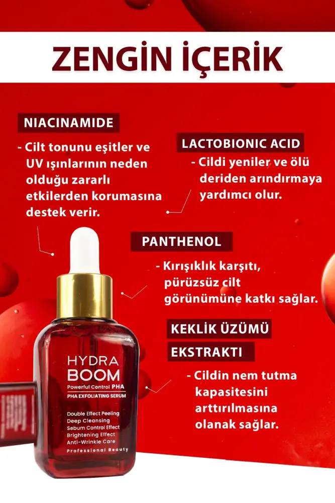 HYDRA BOOM Powerful Control PHA Skin Serum 30ML - 3